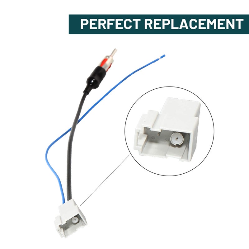 Anina Antenna Adapter Wire Harness Cable Compatible with 2009-2016 for Honda Accord Civic CR-V Insight Acura RDX TSX Factory Antenna Cable to Aftermarket Radio Receivers - Image 3